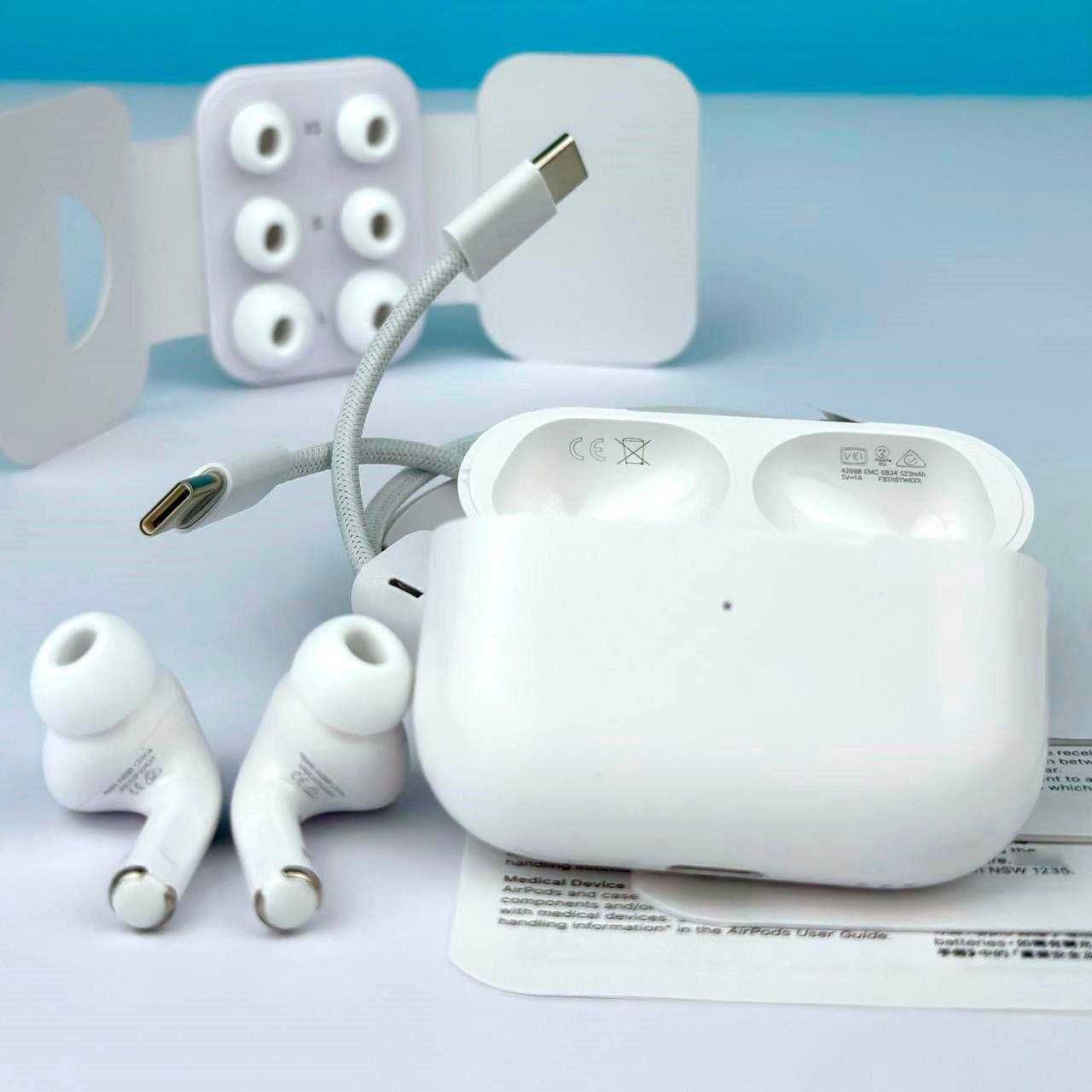 Чохол в подарунок / AirPods Pro 2 USB-C / найкраща якість в УКРАЇНІ
