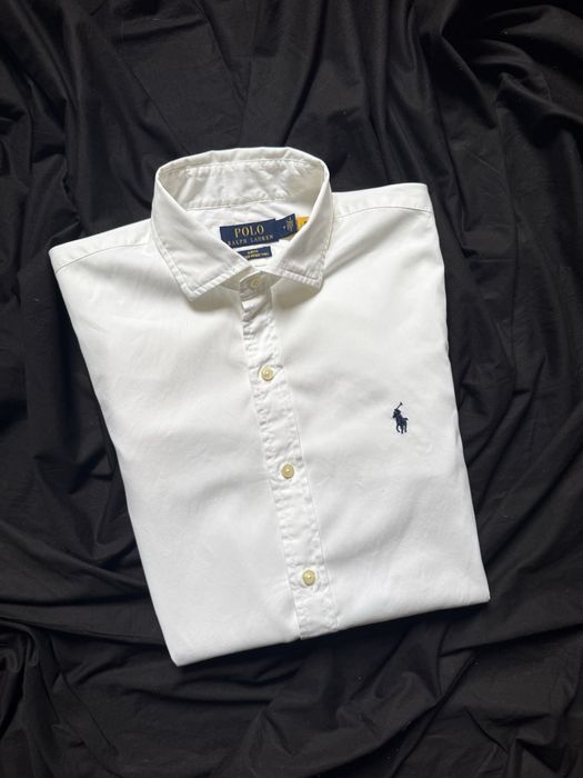 Biała koszula klasyk Ralph Lauren M L 38 40