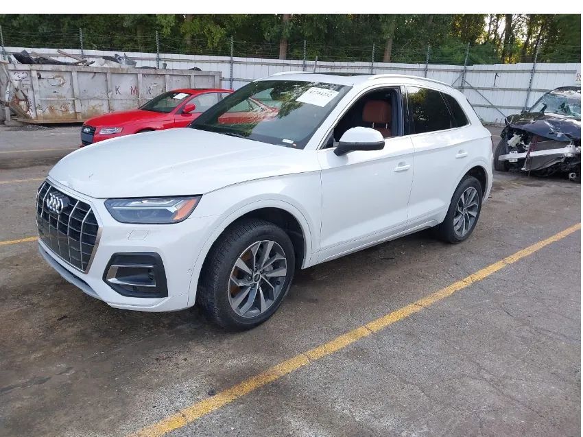 Audi Q5 2021 | Bogato wyposazona wersja PRESTIGE | Niska akcyza | Mała szkoda