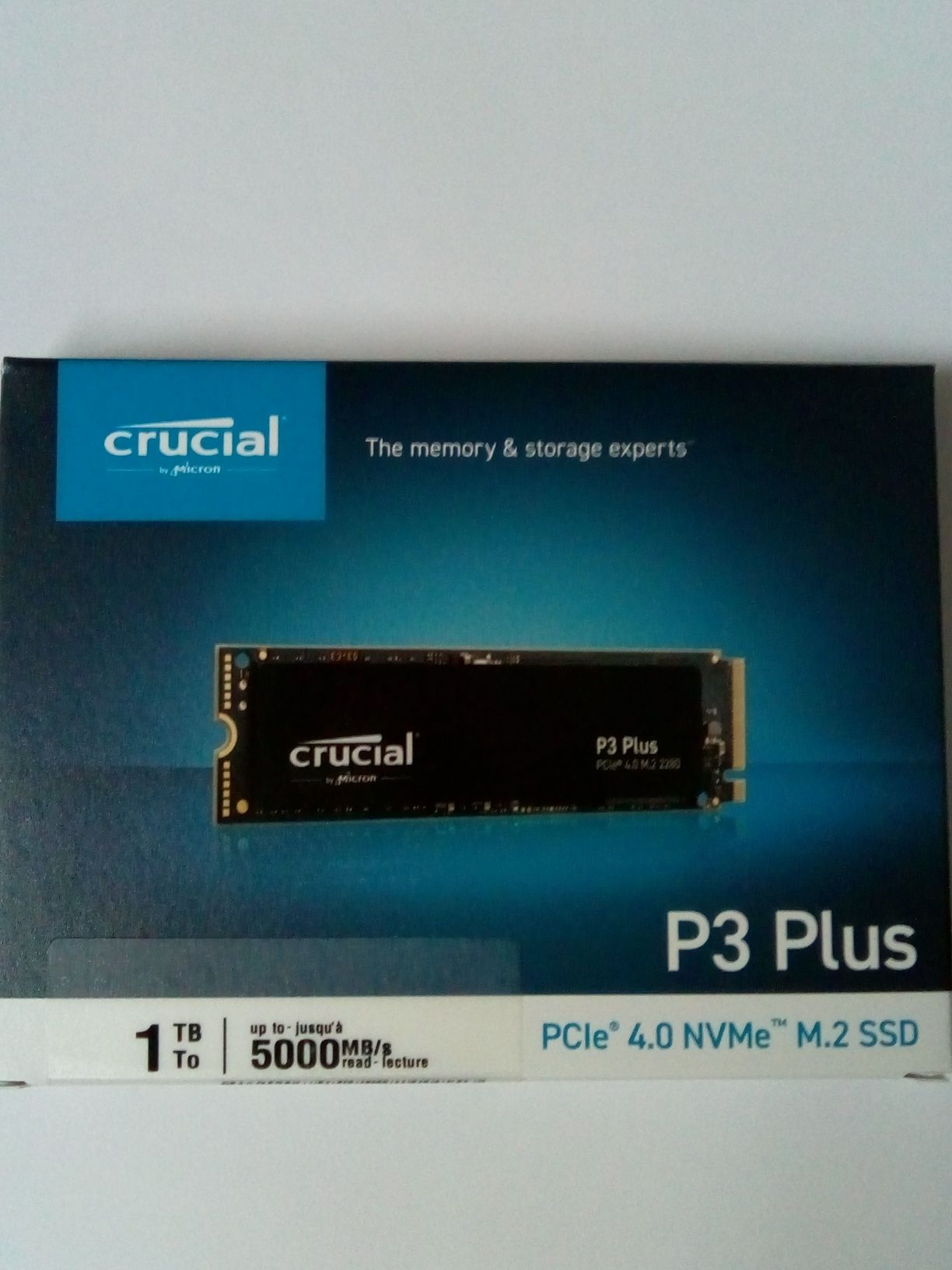 Crucial P3 plus  ssd 1 TB новый