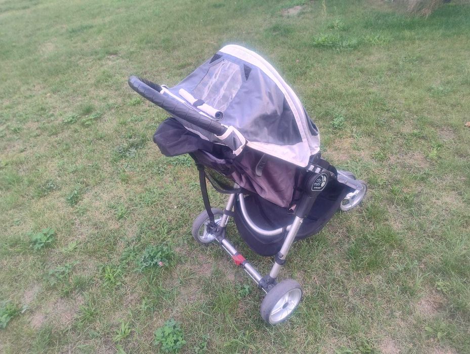 Wózek Baby Jogger City Mini + stolik + folia przeciwdeszczowa