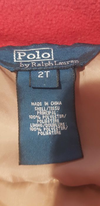 Дитяча пухова жилєтка POLO RALPH LAUREN