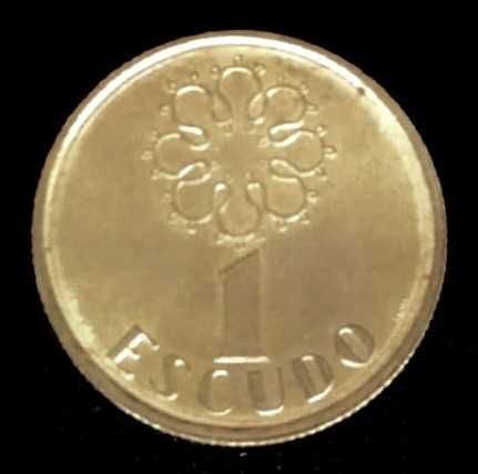Série de 7 moedas de 1$00 níquel-latão - Portugal - 1986 a 1992