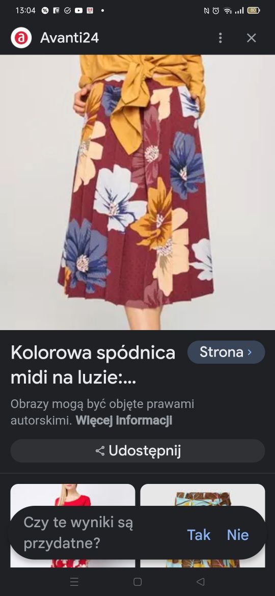 Nowa spódnica damska plisy w  kwiaty M 38 Reserved