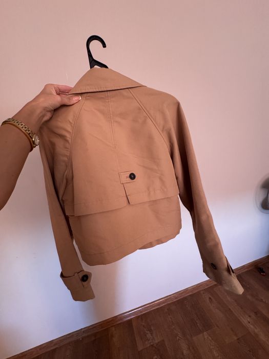 укороченный тренч Zara