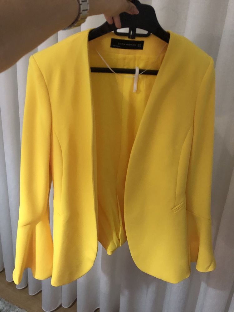 Blazer Zara Amarelo