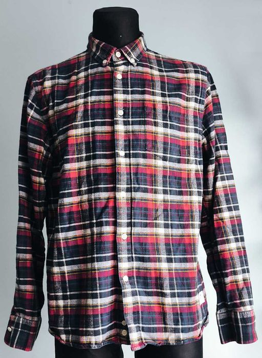 Penfield męska koszula w kratę z długim rękawem r.L