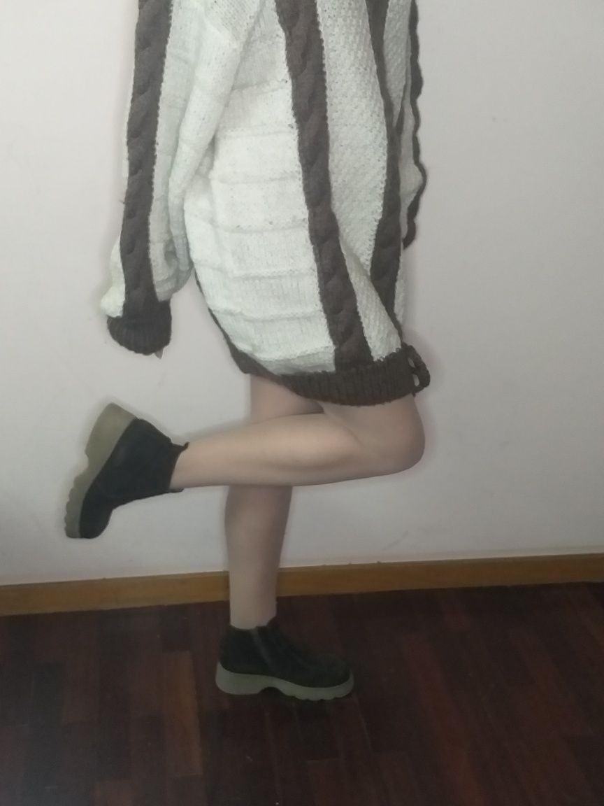 Botins Castanhos Vintage