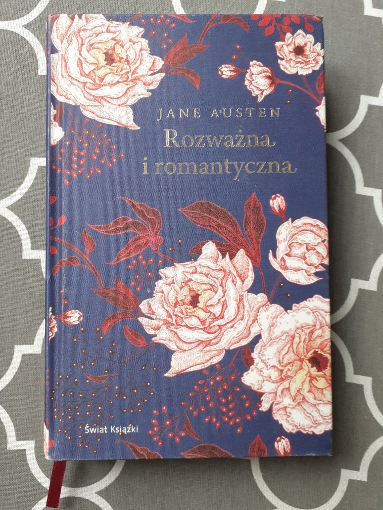 Rozważna i romantyczna Jane Austen książka