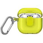Etui UNIQ Glase Pro do AirPods 4 - żółte