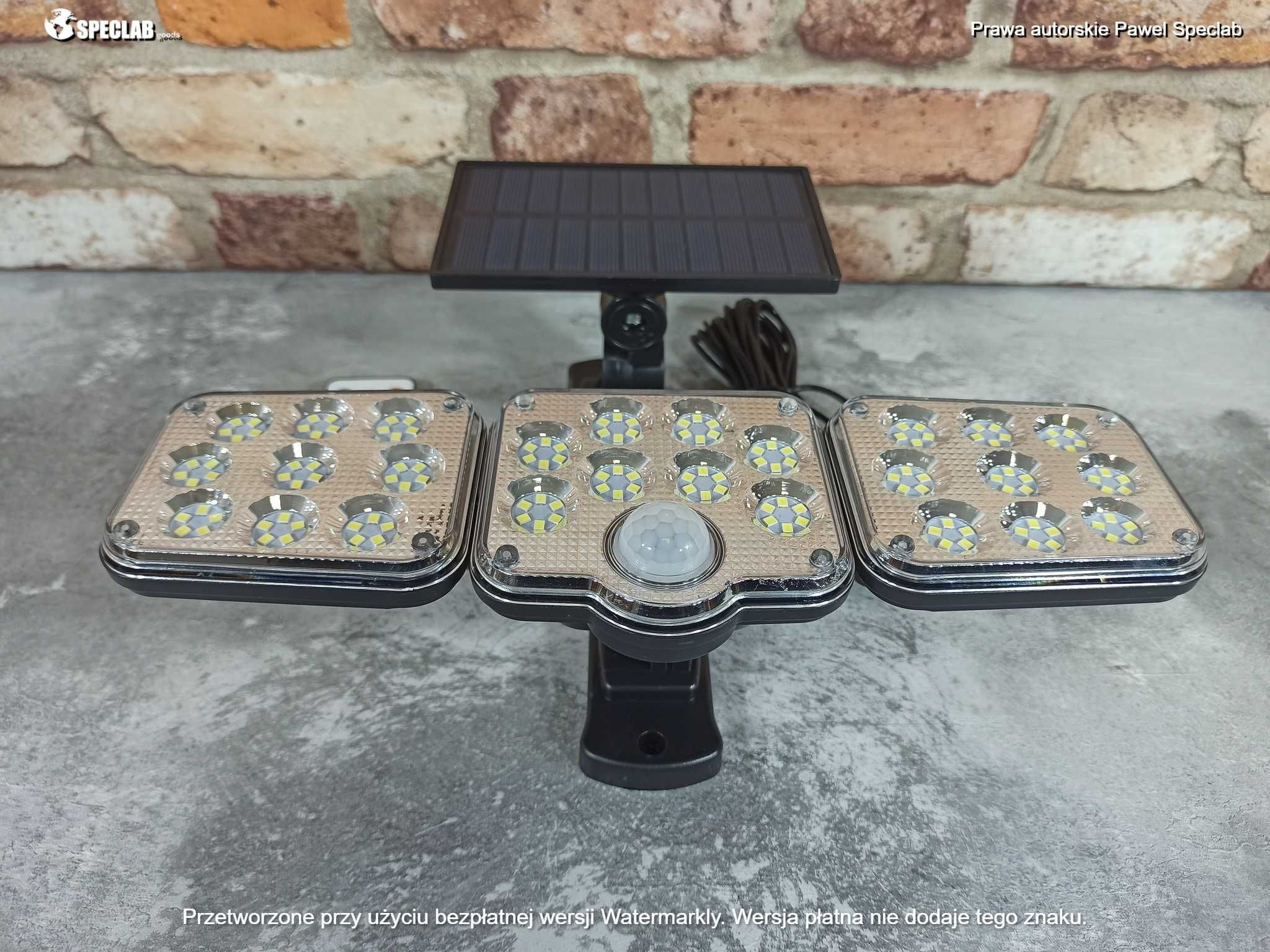 Lampa uliczna 150 W 4800 lm zasilanie solarne(3901)