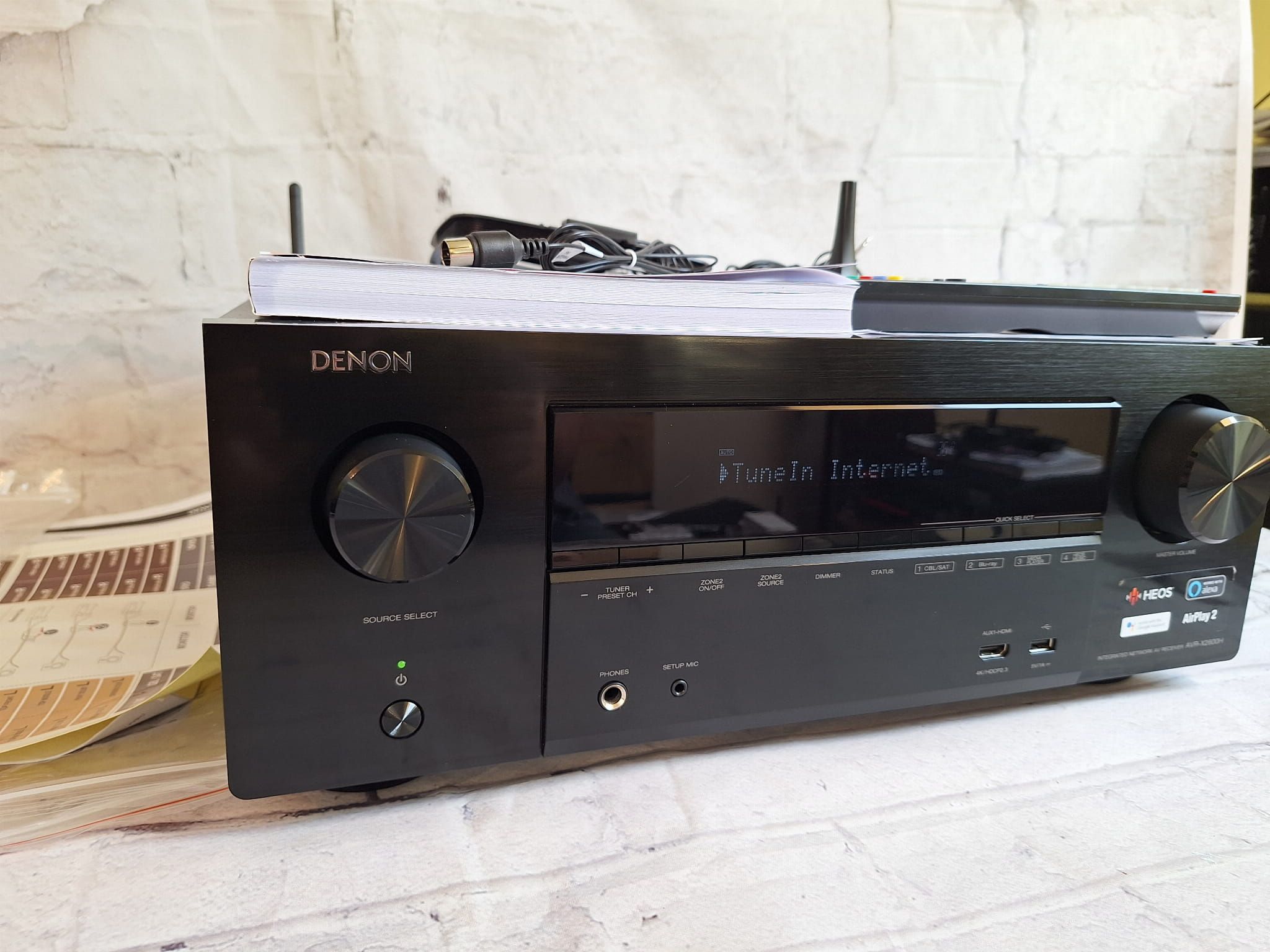 Mocny  Denon AVR-X2600 4K eARC Wi-fi BT Atmos Vision 7.2