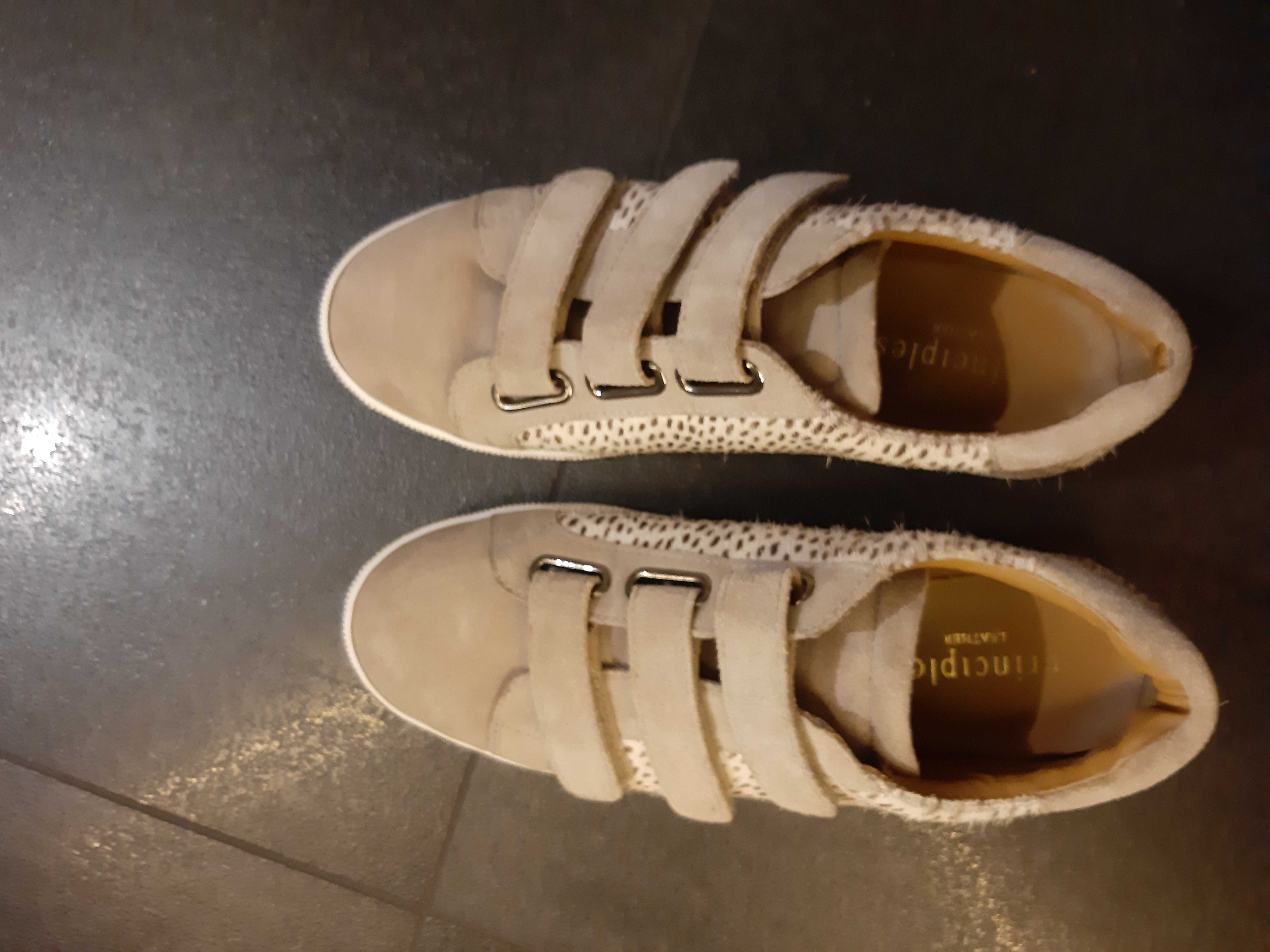 Buty skórzane  damskie sneakersy rozm.39