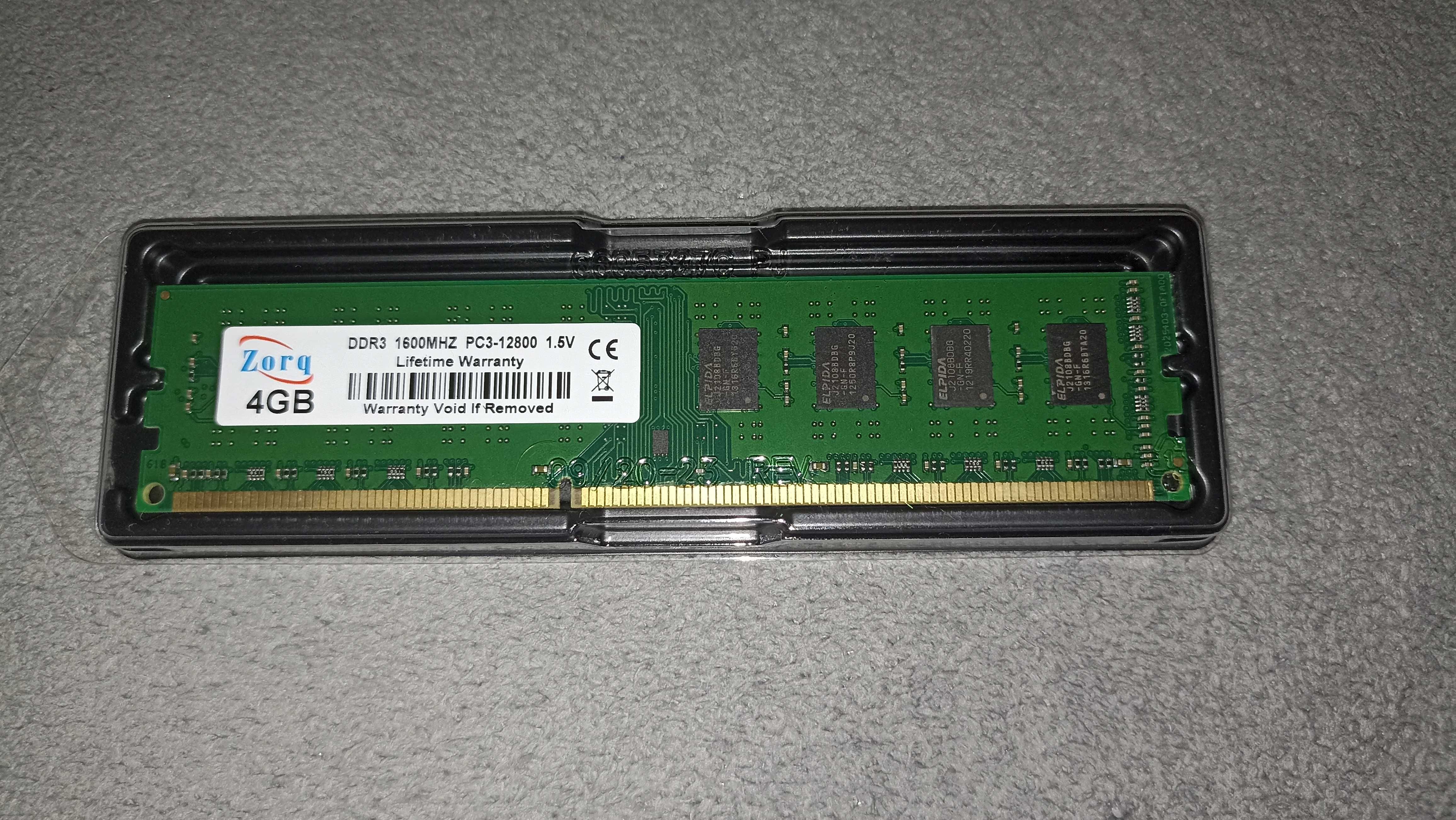 Оперативна пам'ять DIMM Zorq DDR3 4GB 1600MHz (1.5В, 240pin)