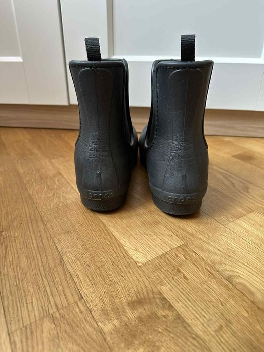 Crocs 39 kalosze  klapki chodaki damskie  czarne