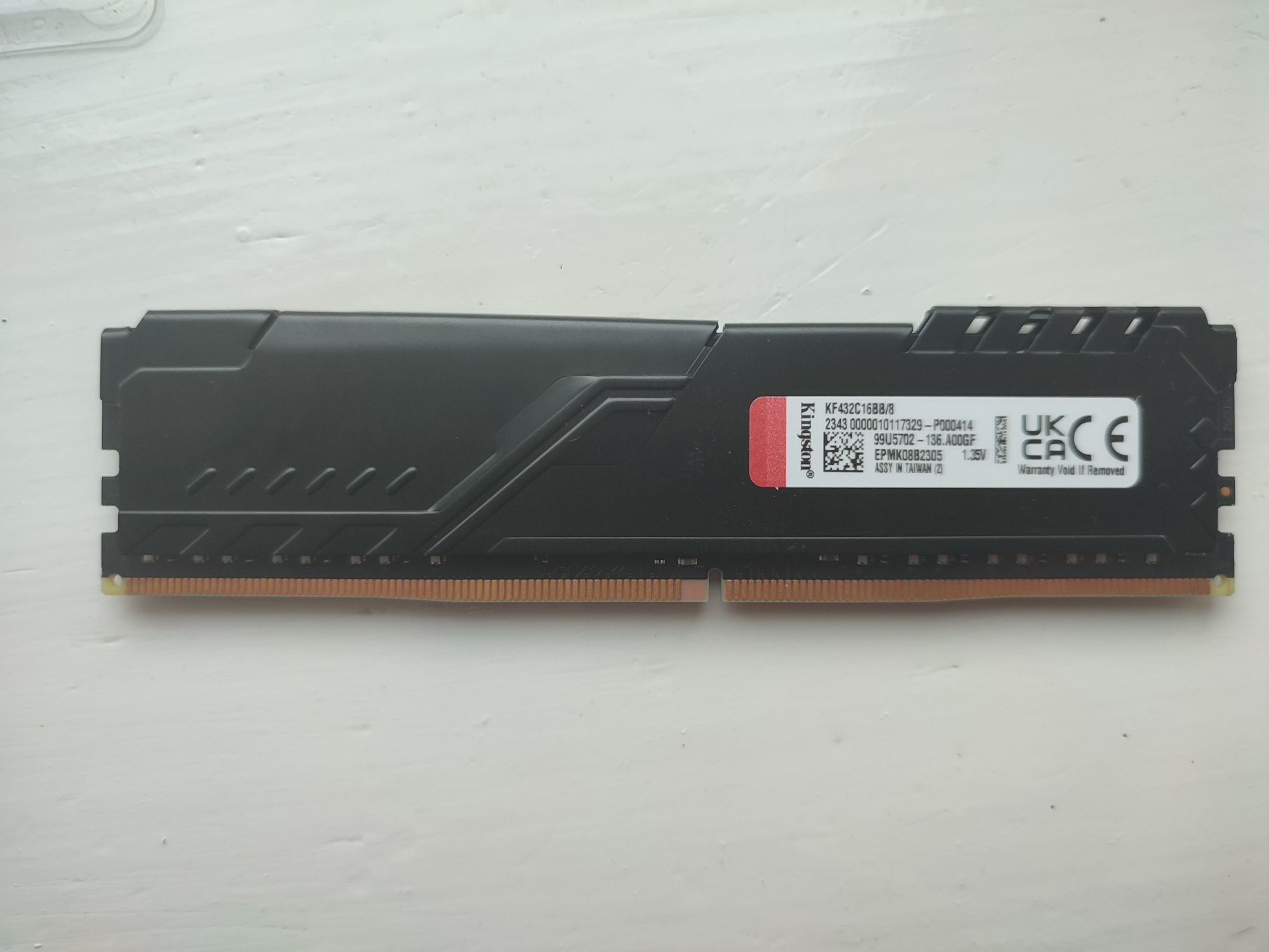 Модуль пам'яті DDR4 8GB 3200 MHz Fury Beat Black KINGSTON