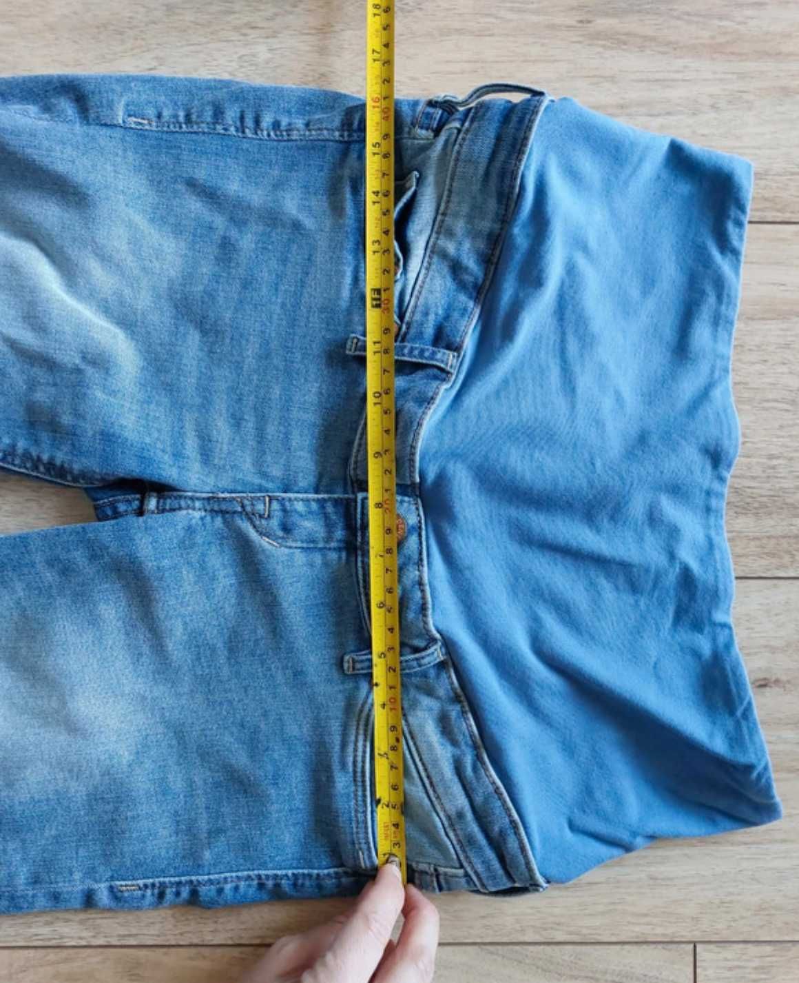 Spodenki dżinsowe szorty ciążowe H&M r40 mało rozciągliwe, raczej r38