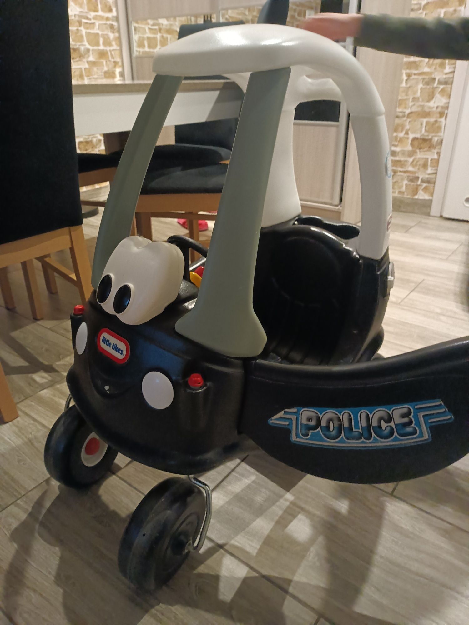 Auto dla chłopca policja jeździk pchacz biegowy