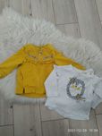 Zestaw bluza na suwak i bluzka