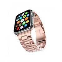 Mercury Pasek Metal Apple Watch 38/40/41 Mm Różowo Złoty/Pink Gold