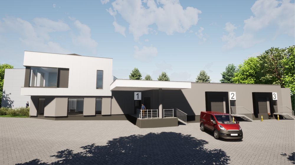 Hala z rampą 260m2 Dąbrowskiego525A Bezposrednio