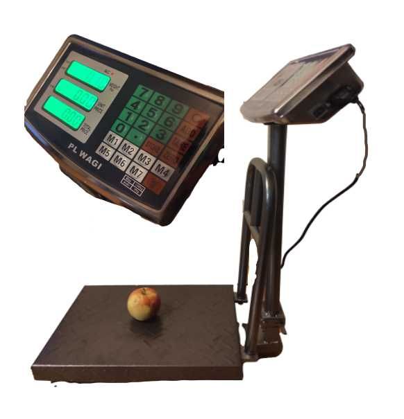 Waga magazynowa platformowa 150kg podest 40x30cm z oparciem