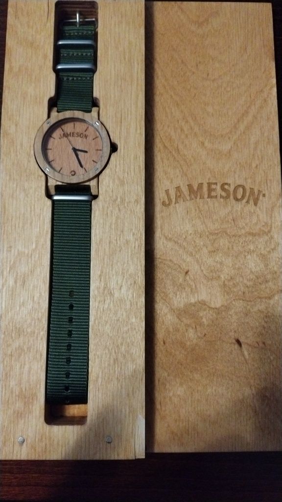 Zegarek Jameson Whisky plantwear drewniany