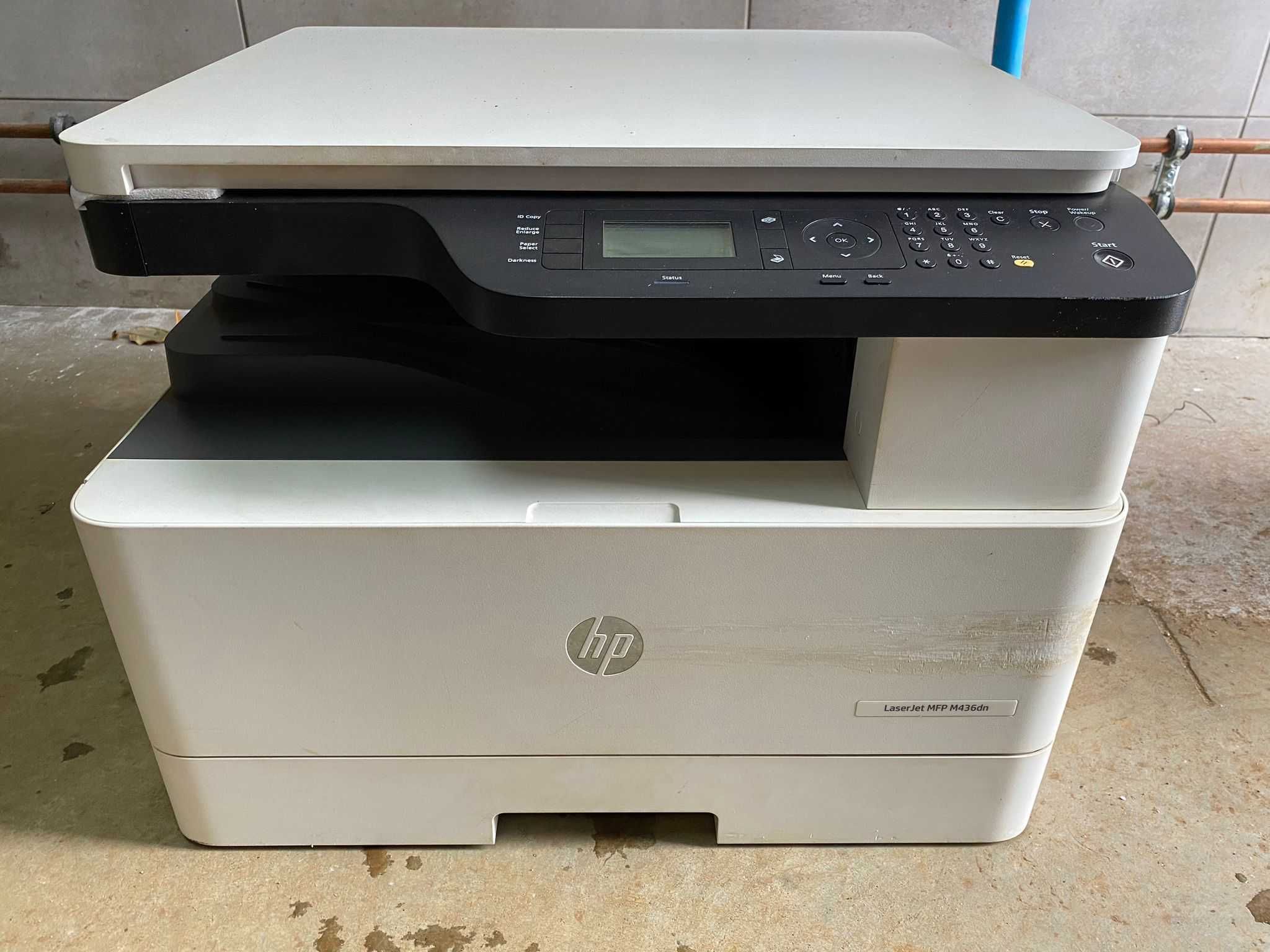 Drukarka laserowa HP LeserJet MFP M436dn - uszkodzona