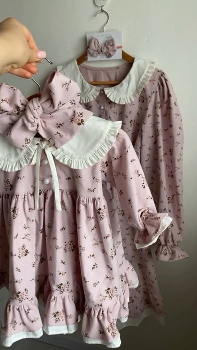 Фемелі лук, мама донька 1 рік, 80/86р, святкова сукня