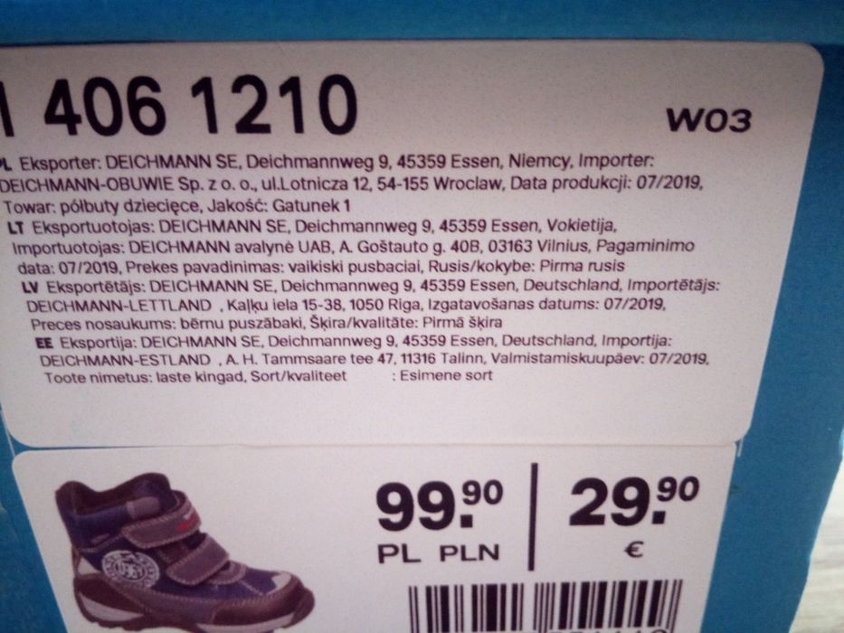 Kozaki śniegowce zimowe Cortina roz 24
