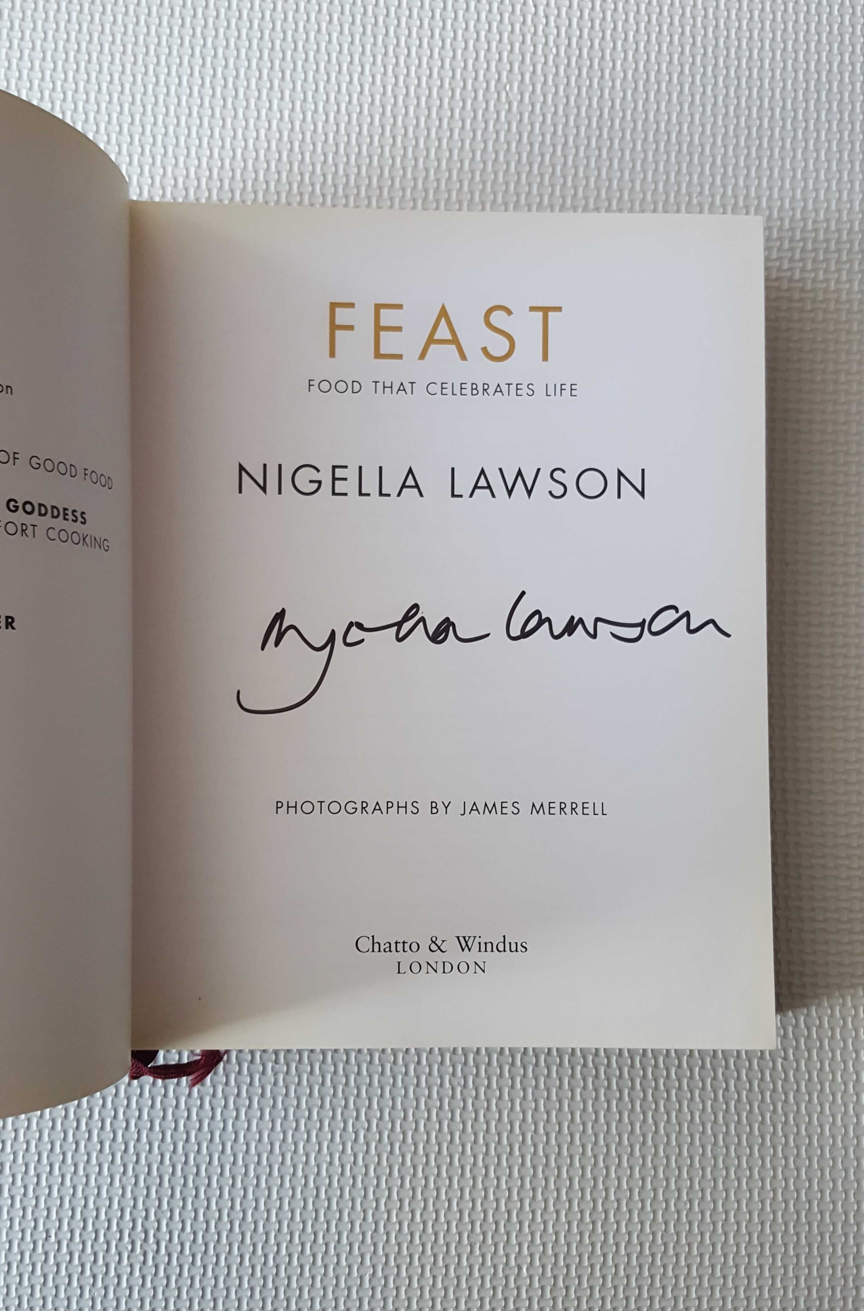 Feast Nigella Lawson Autograf Autorki