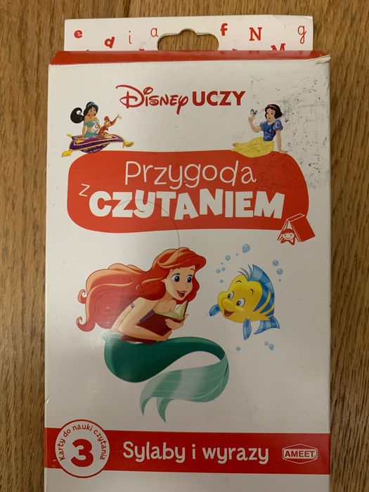 Disney uczy przygoda z czytaniem poziom 3 gra SYLABY I WYRAZY jak nowe
