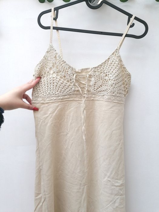 Vestido Creme de estilo vintage