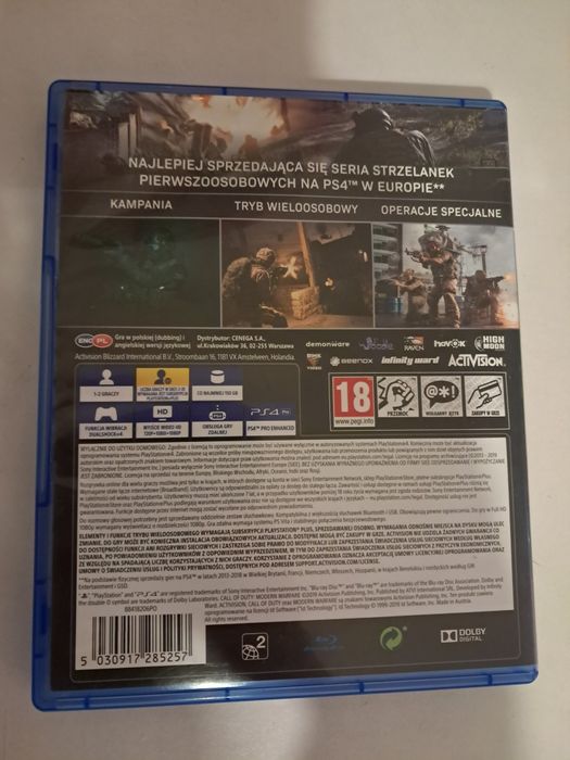 Call of Duty Modern Warfare Ps4/Ps5 PL