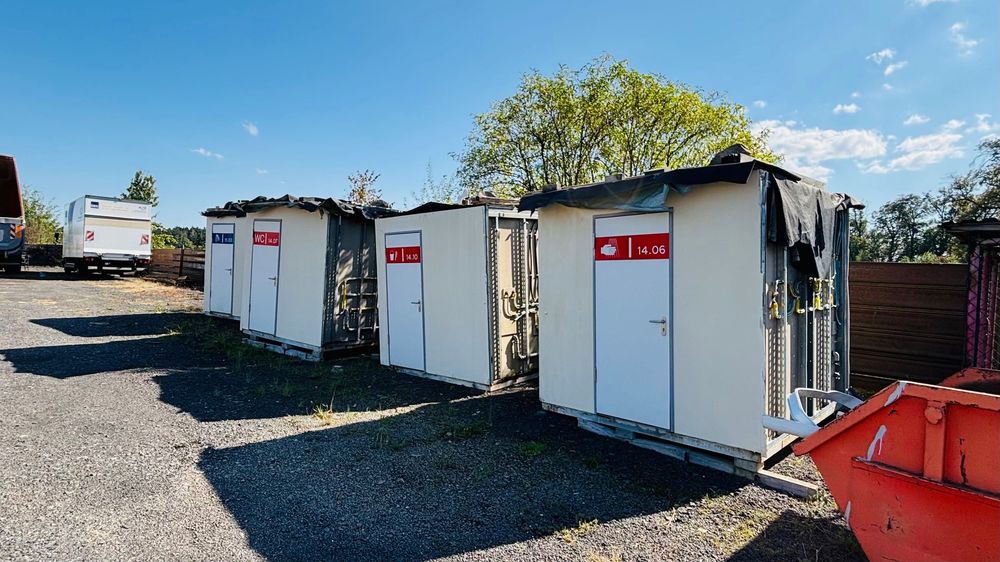 Kontenery socjalne Wc Prysznice toi toi