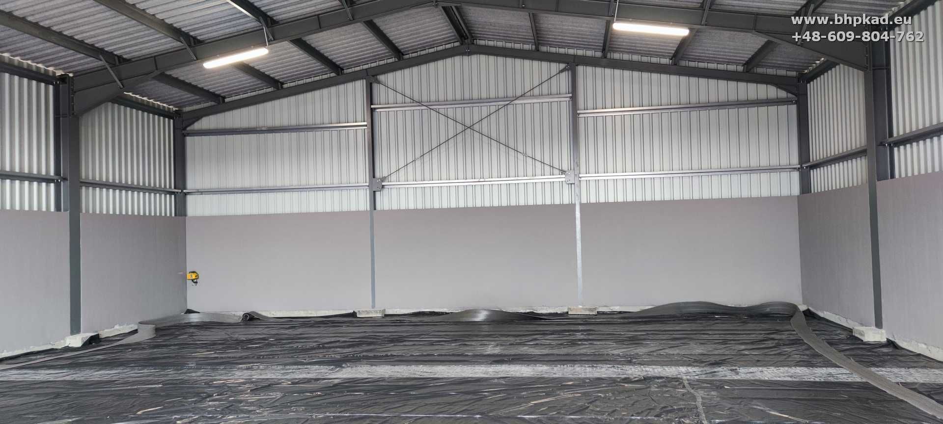 Konstrukcja stalowa. Magazyn zbożowy. Hala. 15m x 18m. Bartoszyce