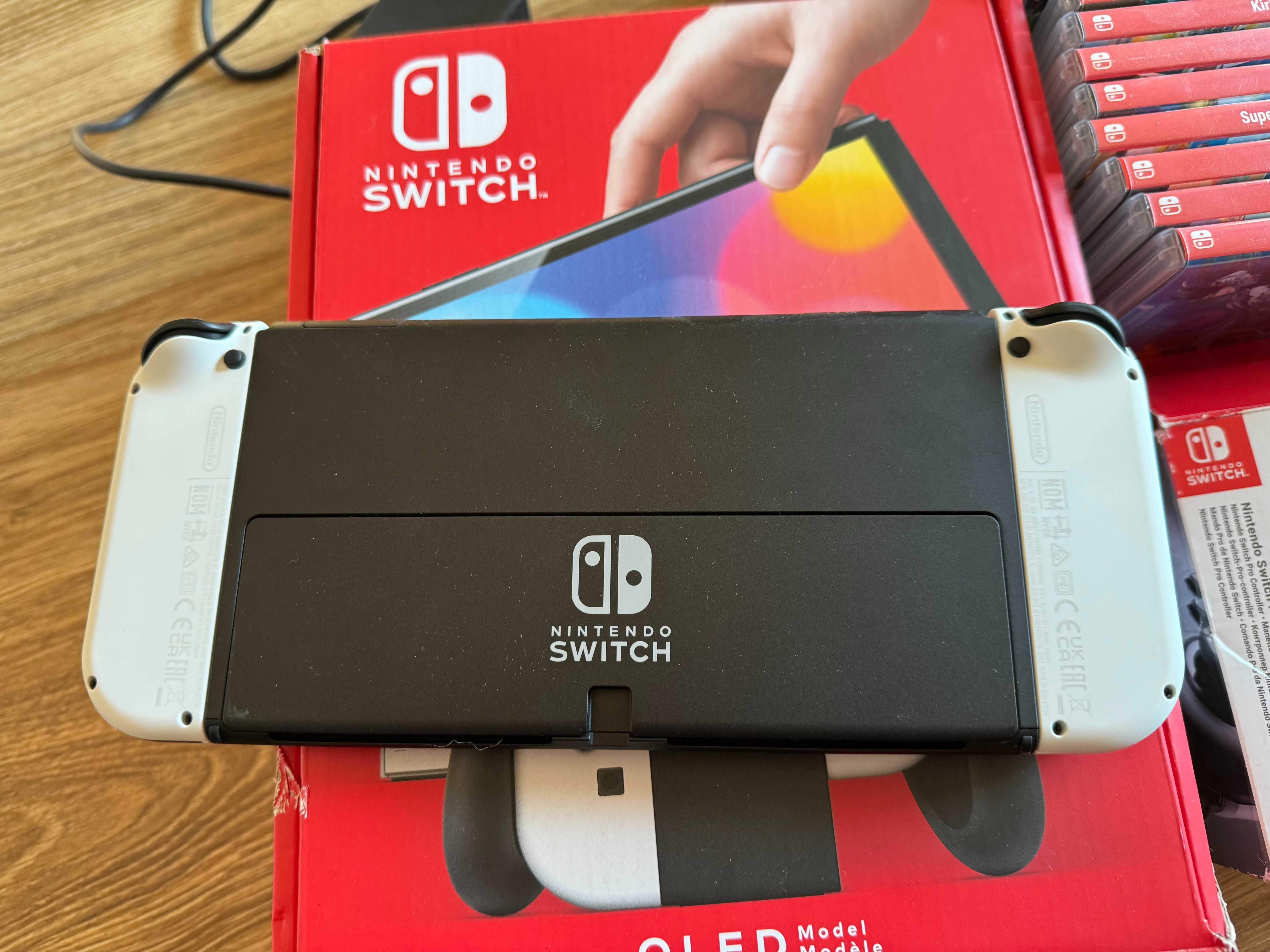 Konsola Nintendo Switch OLED + 11 gier