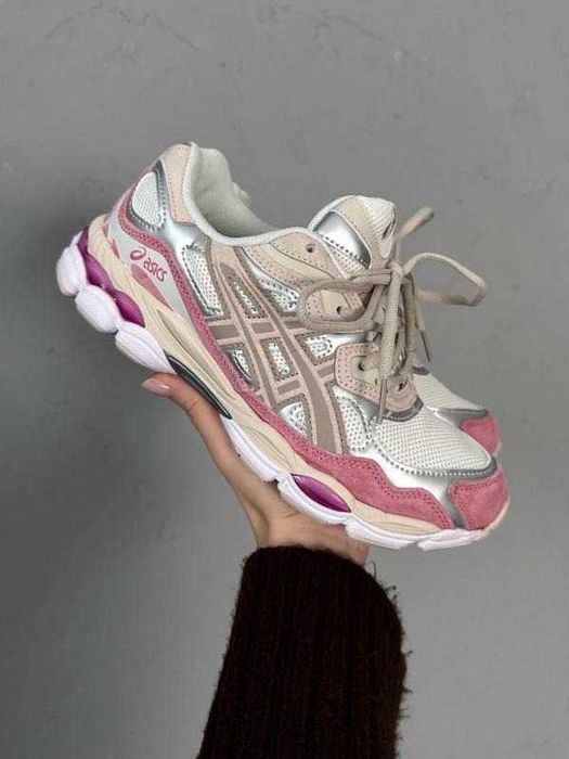 Кроссовки Женские Asics Gel-NYC 1090 Cream Pink/Кросівки Жіночі Асікс