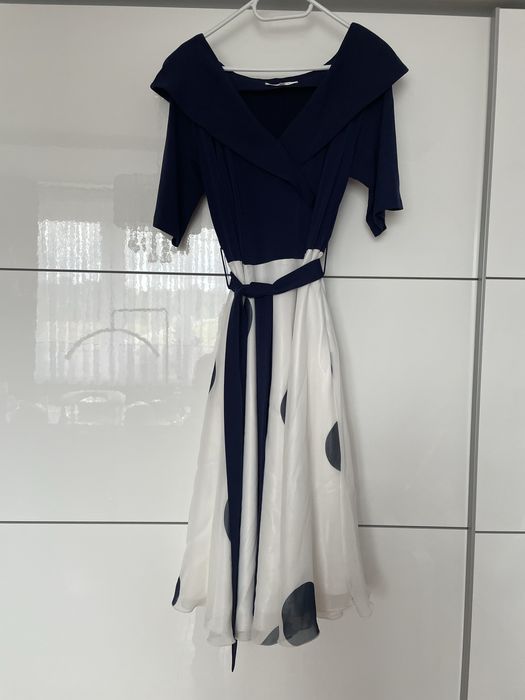 Sukienka w grochy, jak nowa rozmiar 38