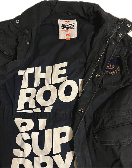 Куртка бомбер Superdry Rookie M-65 (alpha industries), размер M/L.