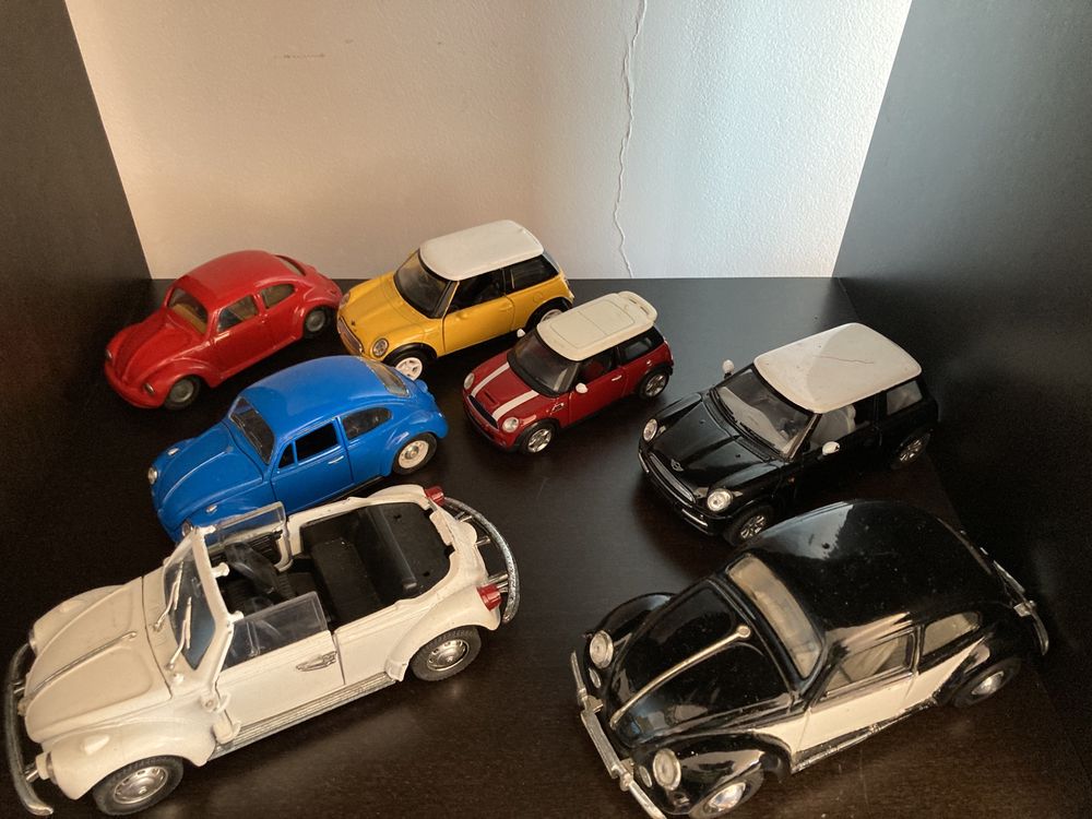 Miniaturas carros e motos