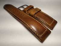 Pasek skórzany do zegarka Vintage 24 / 22 mm - Full Grain