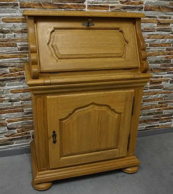 sekretarzyk biurko lity dąb zgrabny  szer. 76 cm   P-937   -25%