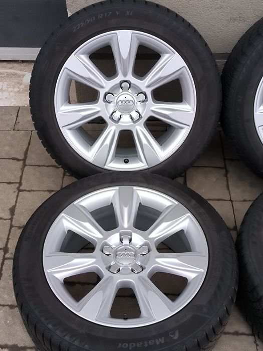 Диски оригінал Audi r17 5x112 з резиною
