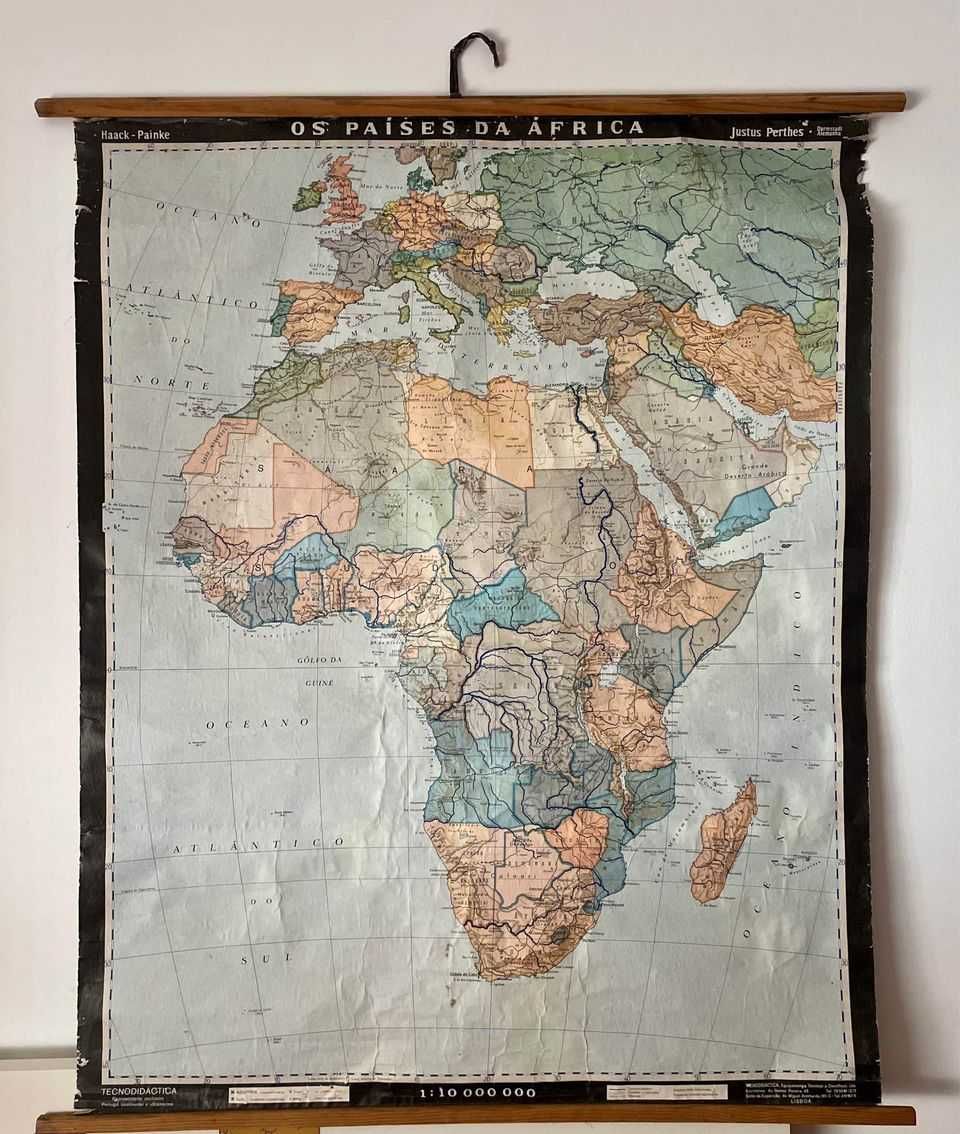 Atlas e Mapas Mundo antigos