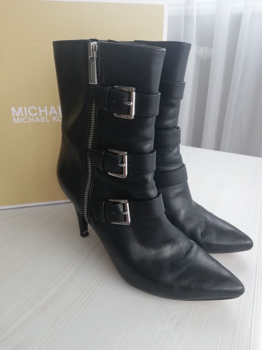 Kozaki Michael Kors skóra naturalna