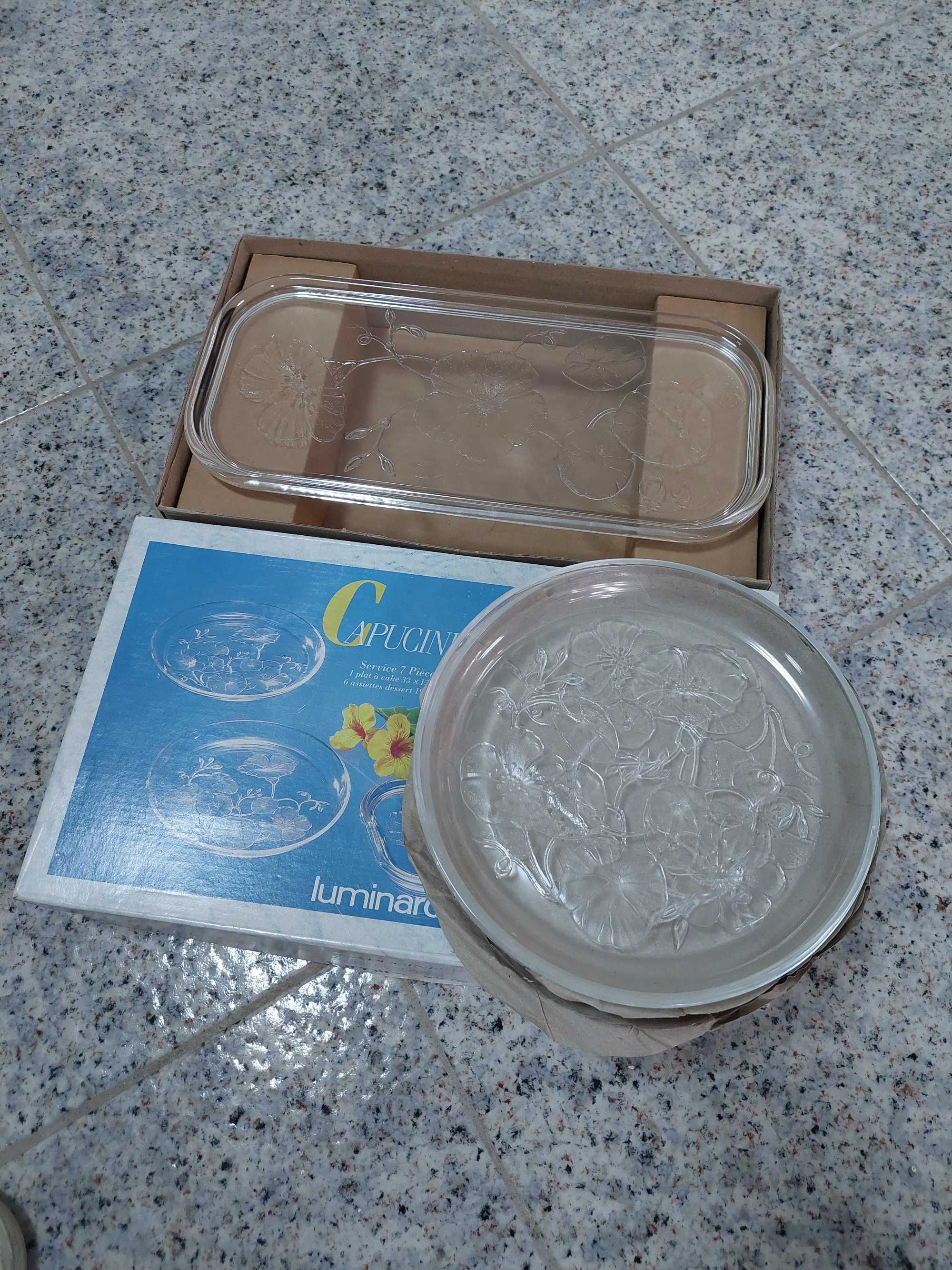 Vendo conjunto 7 peças luminarc capucine