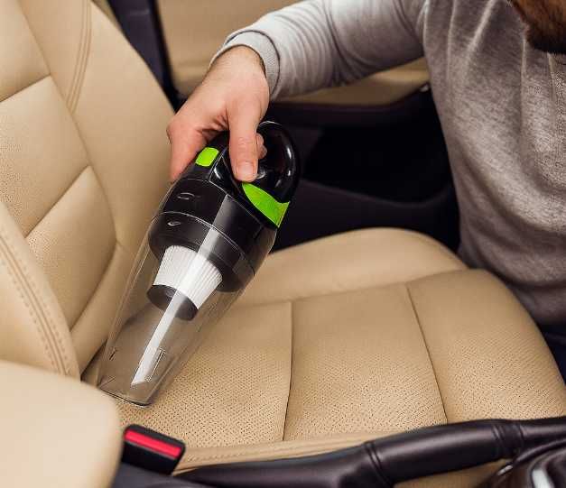 Bezprzewodowy Mocny Odkurzacz Samochodowy Akumulatorowy 120W + GRATIS
