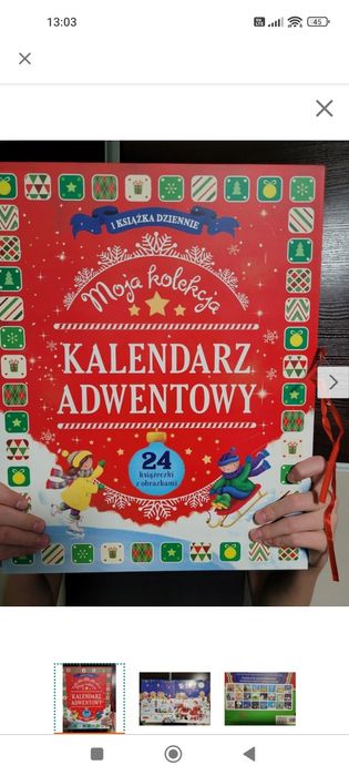 Kalendarz adwentowy świąteczny książeczki