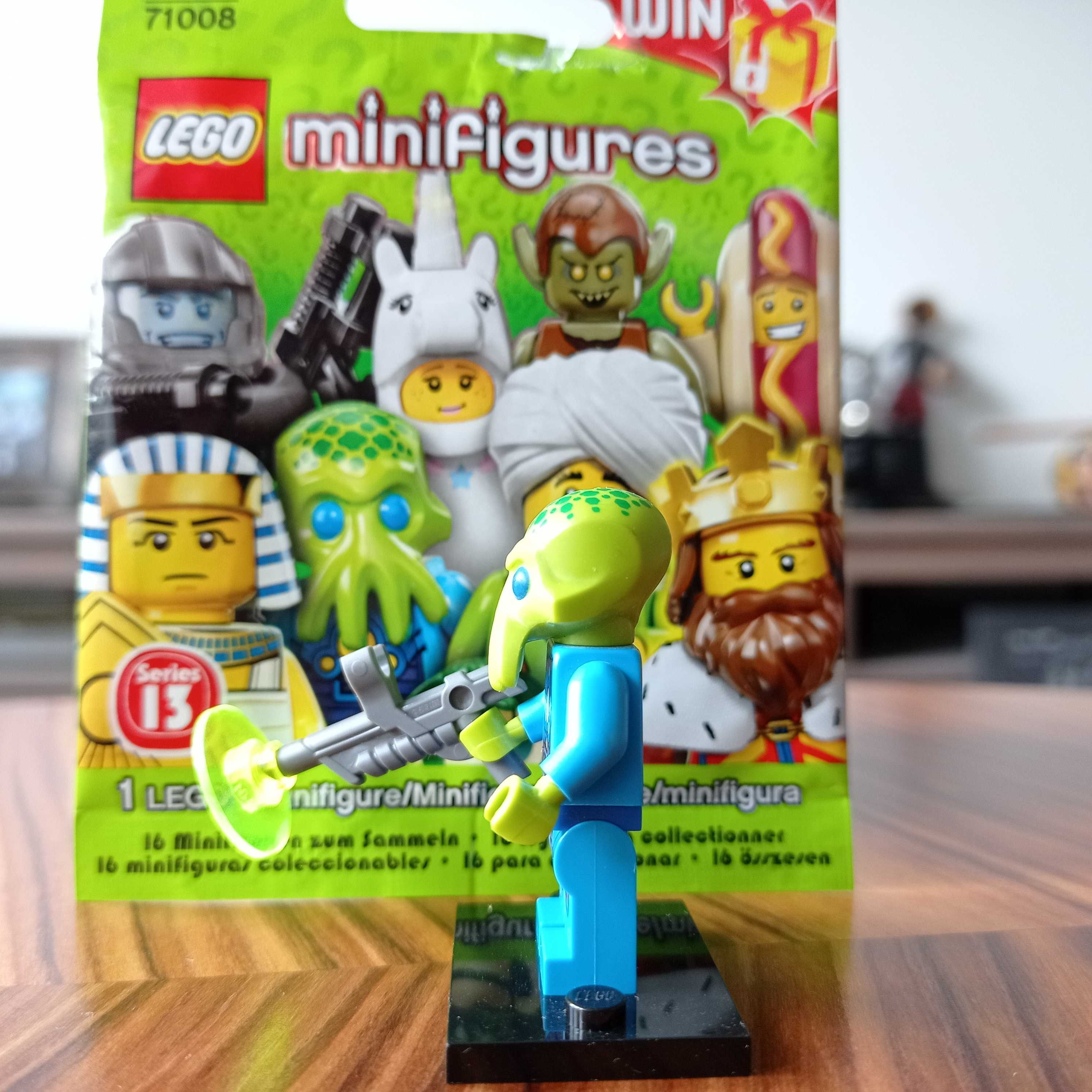 LEGO Kosmita Alien Obcy Space figurka ludzik minifigures figurka